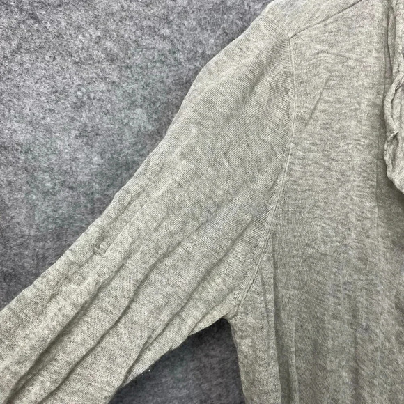 Eileen Fisher Duster Cardigan Petite L Silk Cashmere Blend Crinkle Crush Flutter - Picture 5 of 14